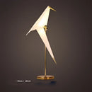 GobekUsa Love Bird Chandelier Lighting - White Gold Designer Lustre for Dining Room