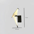 GobekUsa Love Bird LED Wall Sconce Iron Acryl Wall Light for Bedroom Corridor