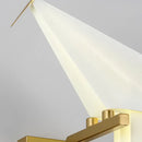 GobekUsa Love Bird LED Wall Sconce Iron Acryl Wall Light for Bedroom Corridor
