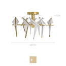 GobekUsa Love Bird LED Wall Sconce Iron Acryl Wall Light for Bedroom Corridor