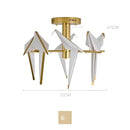 GobekUsa Love Bird LED Wall Sconce Iron Acryl Wall Light for Bedroom Corridor
