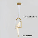 GobekUsa Love Bird LED Wall Sconce Iron Acryl Wall Light for Bedroom Corridor