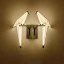 GobekUsa Love Bird LED Wall Sconce Iron Acryl Wall Light for Bedroom Corridor