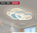 GobekUsa Love Ceiling Lamp: Modern Adjustable LED Chandelier for Boys & Girls Room