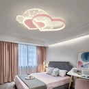 GobekUsa Love Ceiling Lamp: Modern Adjustable LED Chandelier for Boys & Girls Room