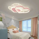 GobekUsa Love Ceiling Lamp: Modern Adjustable LED Chandelier for Boys & Girls Room