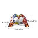 GobekUsa Love Gesture Sculptures - Heart Hand Pop Art Figurines