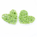 Natural woven fiber love heart decorations bedroom wedding decor by Decorbites