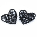 Natural woven fiber love heart decorations bedroom wedding decor by Decorbites