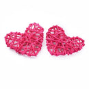 Natural woven fiber love heart decorations bedroom wedding decor by Decorbites