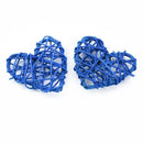 Natural woven fiber love heart decorations bedroom wedding decor by Decorbites