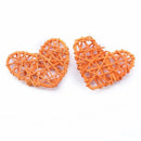 Natural woven fiber love heart decorations bedroom wedding decor by Decorbites