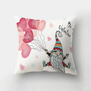 Valentine’s white love heart print pillow covers living room decor by Decorbites