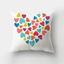Nordic heart print cushion covers set of 9 living room decor