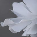GobekUsa Love Me Not Chandelier: Simple White Flower Lamp for Bedroom or Kitchen