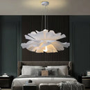GobekUsa Love Me Not Chandelier: Simple White Flower Lamp for Bedroom or Kitchen