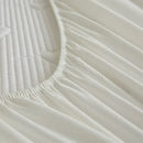 GobekUsa Love Pattern Cotton Fitted Sheet Single - Anti-Slip, Dustproof & Luxury