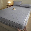 GobekUsa Love Pattern Cotton Fitted Sheet Single - Anti-Slip, Dustproof & Luxury