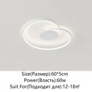 GobekUsa Love Shaped Ceiling Light for Bedroom, Living Room, Study, Restaurant