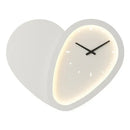 GobekUsa Love Shaped Clock Wall Lamp Sconce Dimmable Indoor Bedroom Lighting