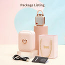 GobekUsa LoveLock Mini Bluetooth Speaker - Pink, Retro Design, 5W Sound Box