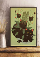 GobekUsa Lover Cat Paper Poster for Home Decor