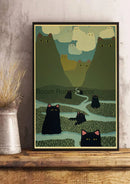 GobekUsa Lover Cat Paper Poster for Home Decor
