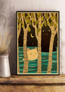 GobekUsa Lover Cat Paper Poster for Home Decor
