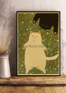 GobekUsa Lover Cat Paper Poster for Home Decor