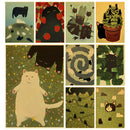 GobekUsa Lover Cat Paper Poster for Home Decor