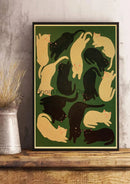 GobekUsa Lover Cat Paper Poster for Home Decor