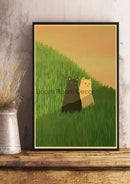 GobekUsa Lover Cat Paper Poster for Home Decor