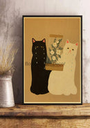 GobekUsa Lover Cat Paper Poster for Home Decor