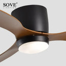 GobekUsa Low Profile Ceiling Fan with Light and Remote Control, Indoor/Outdoor, 42"/52"