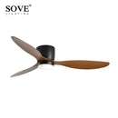 GobekUsa Low Profile Ceiling Fan with Light and Remote Control, Indoor/Outdoor, 42"/52"