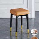 GobekUsa Low Square Stool Bench for Dining Kitchen Portable Table Furniture