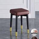 GobekUsa Low Square Stool Bench for Dining Kitchen Portable Table Furniture