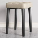 GobekUsa Low Square Stool Bench for Dining Kitchen Portable Table Furniture