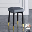 GobekUsa Low Square Stool Bench for Dining Kitchen Portable Table Furniture