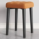 GobekUsa Low Square Stool Bench for Dining Kitchen Portable Table Furniture