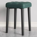 GobekUsa Low Square Stool Bench for Dining Kitchen Portable Table Furniture