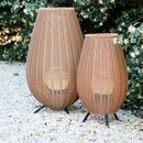 GobekUsa Lucide Colin Rattan Floor Lamp: Natural Handmade Light for Garden, Bedroom, Living Room