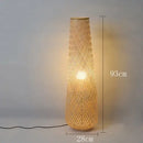GobekUsa Lucide Colin Rattan Floor Lamp: Natural Handmade Light for Garden, Bedroom, Living Room