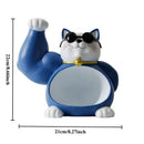 GobekUsa Lucky Cat Remote Control Organizer Resin Figurine Modern Home Decor