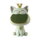 GobekUsa Lucky Cat Sculpture Storage Box Desk Decoration Miniature Figurine