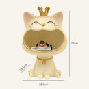 GobekUsa Lucky Cat Sculpture Storage Box Desk Decoration Miniature Figurine