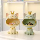 GobekUsa Lucky Cat Sculpture Storage Box Desk Decoration Miniature Figurine