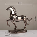 GobekUsa Lucky Horse Resin Home Decoration Sculpture