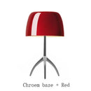 GobekUsa Lumiere Glass Table Lamp - Modern LED Desk Light for Bedroom and Living Room