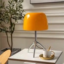 GobekUsa Lumiere Glass Table Lamp - Modern LED Desk Light for Bedroom and Living Room